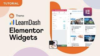 Elementor Widgets for LearnDash | BuddyBoss Theme Tutorials