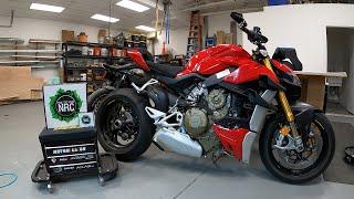 Ducati V4s Streetfighter, Cleaning up the front and rear end!