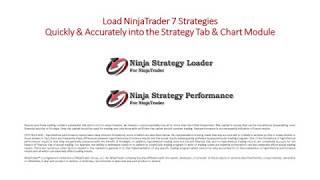 Ninja Strategy Loader for NinjaTrader 7 ( Version 2)