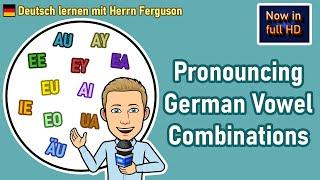 Master German Vowel Combinations: Pronunciation Guide for Beginners ️ | German Language Tutorial 