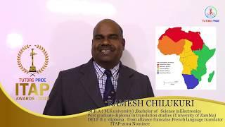 Ideal Teaching Awards Programme -ITAP-2019 Nominee RAMESH CHILUKURI-French language translator