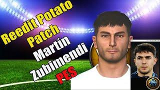 How to edit and create 100% the player MARTÍN ZUBIMENDI PES Edit