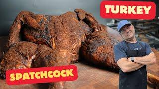 How to Smoke a Spatchcock Turkey on a Pellet Grill | Tim Clowers