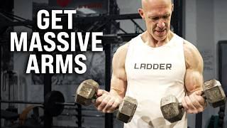 The ONLY 3 Dumbbell Exercises You Need for Bigger Biceps For Men Over 40 (GET RIPPED ARMS!)