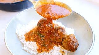 Easy meatball curry recipe | Mutton Kofta curry recipe | Indian style meatball curry