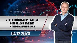 Утренний обзор рынка: оцениваем ситуацию и принимаем решения