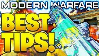 HOW TO IMPROVE AT MODERN WARFARE TIPS AND TRICKS #4 - HOW TO WIN GUNFIGHTS IN MODERN WARFARE TIPS!