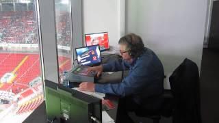 Геннадий Орлов завершает репортаж с матча "Спартак" - "Зенит"