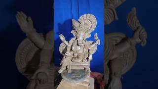 clay modelling arun Ganesha idol making