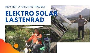 Solarautarkes Elektro Lastenrad - Ausfahrt durch das Rosental