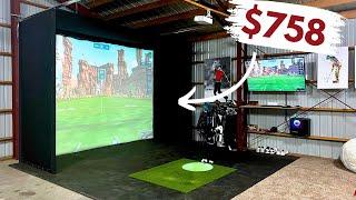 How to Build a Premium Home Golf Simulator on a Budget (Full Instructional, Part 1) | Builds by Maz