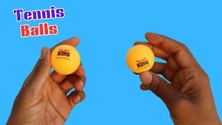 King Becket Table Tennis Ball Set, 6 Pieces Orange | Unboxing & Review