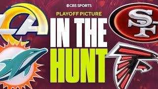 Which NFL teams in the hunt have the best chance to make the playoffs?