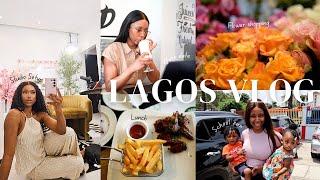 FALLING IN LOVE WITH LAGOS AGAIN: Date Night, Studio Setup, Flower Shopping & Family Adventures