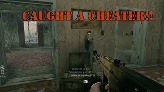 Enlisted - A real cheater caught! He did not get banned :(