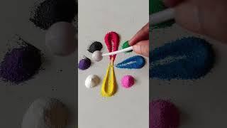 simple Rangoli, satisfying rangoli, Easy rangoli, Tricks and tips,ASMR#rangoli #satisfying #asmr
