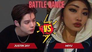 Battle of Styles: Miyu vs. Justin Jay - Epic Dance Showdown!#battledance #justinjay #miyu