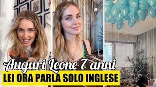 Ferragni e Fedez, festa intima per i 7 anni di Leone e nuova strategia social “parla solo inglese”