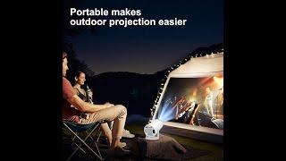 HY300,ThundeaL-Mini Portable Smart Projector, 4K,  Home Theater