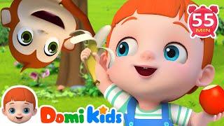 Apples and Bananas Song + More Domi Kids Songs & Nursery Rhymes | Educational Songs