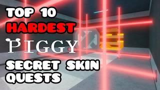 Top 10 Hardest Piggy Secret Skin Quests