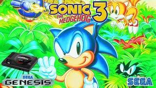 Sonic The Hedgehog 3 Playthrough Sega Mega Drive/Genesis (Game Genie)