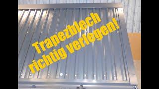 Trapezblech richtig verlegen