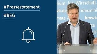 Pressestatement zum Thema der Gebäudeförderung