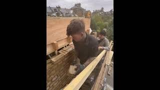 Father and son  teamwork! #bricklaying #brickwork #construction