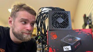 Пытаюсь спалить  3 дешевых 550W Bronze за 3300 рублей!  #HappyPC