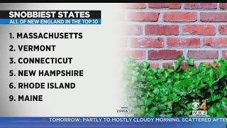 Massachusetts Tops List Of America's Snobbiest States