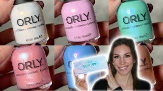 Orly - Aqua Aura (Spring 2024) Nail Polish Swatch & Review + Comparisons | JESSFACE90