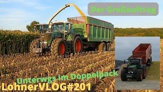 LohnerVLOG#201 Der Großauftrag I Fendt 926 TMS und Favorit 818 gemeinsam unterm Claas Jaguar 980