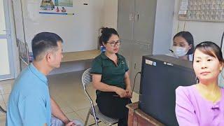 Mr. Huong took the girl to the doctor to verify whether her pregnancy was real or fake