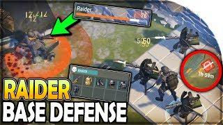 KILLING RAIDERS (Revenge Raid BASE DEFENSE) + STEALING Their LOOT! - Last Day on Earth Survival