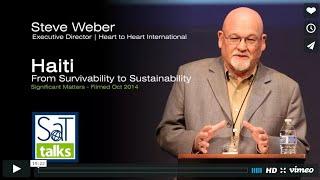 From Survival to Sustainability | Steve Weber