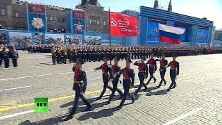 "The Sacred War" Victory Day Parade on Moscow's Red Square 2015