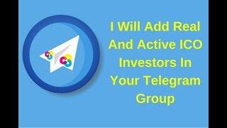 How To Generate ICO Investors In Telegram Group?