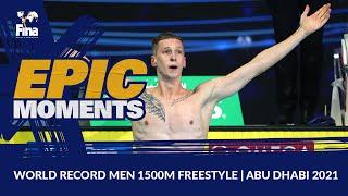 WORLD RECORD MEN 1500m FREESTYLE FULL EVENT