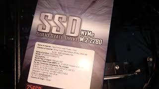 gigabyte m2 SSD installation on gigabyte h 410M motherboard