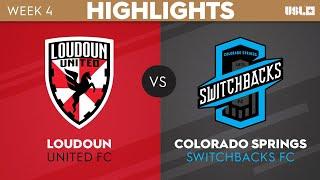 4.1.2023 | Loudoun United FC vs. Colorado Springs Switchbacks FC - Game Highlights