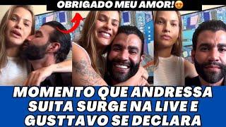 Gusttavo Lima chama Andressa Suita para LIVE e AGRADECE a ESPOSA e família