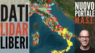 Dati LIDAR liberi con il nuovo portale del MASE