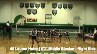 #8 Lauren Hutto | 6'2" Middle Blocker - Right Side‏
