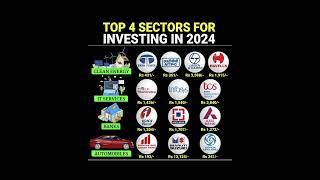 TOP 4 SECTORS FOR INVESTING IN 2024  | Best Stock 2024 #stockmarket