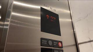 EXCLUSIVE: SURREAL Mitsubishi High-Speed Traction Elevators | Millennium Tower | San Francisco, CA