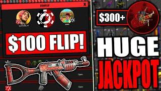 INSANE JACKPOTS AND COINFLIPS on RustyPot!