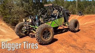 The CBR 1000 buggy Gets Bigger Tires - Are Bigger Tires Better?