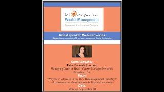 Why Have a Career in the Wealth Management Industry