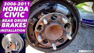 HOW TO REPLACE REAR DRUM BRAKES ON A 2006-2011 HONDA CIVIC